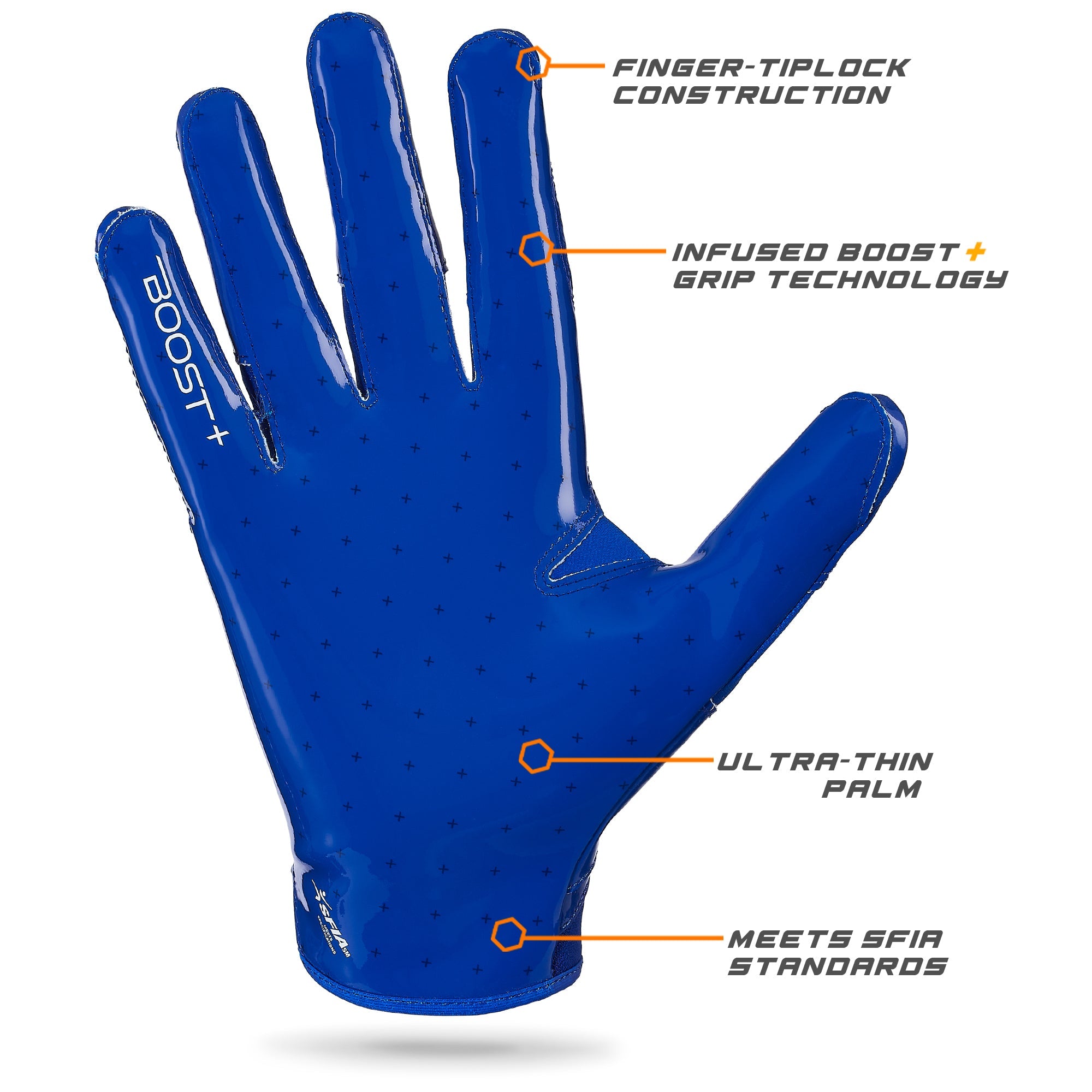 grip-boost-stealth-6-0-footballhandschuhe-blau-boost-herren image 3