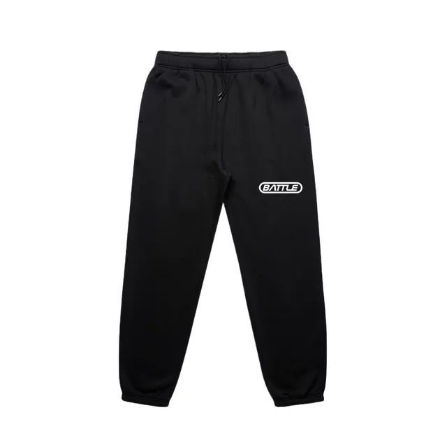 battle-astrofly-big-time-relaxed-track-pants-schwarz-fleece image 1