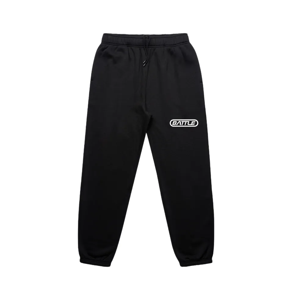 battle-astrofly-big-time-relaxed-track-pants-schwarz-fleece image 1