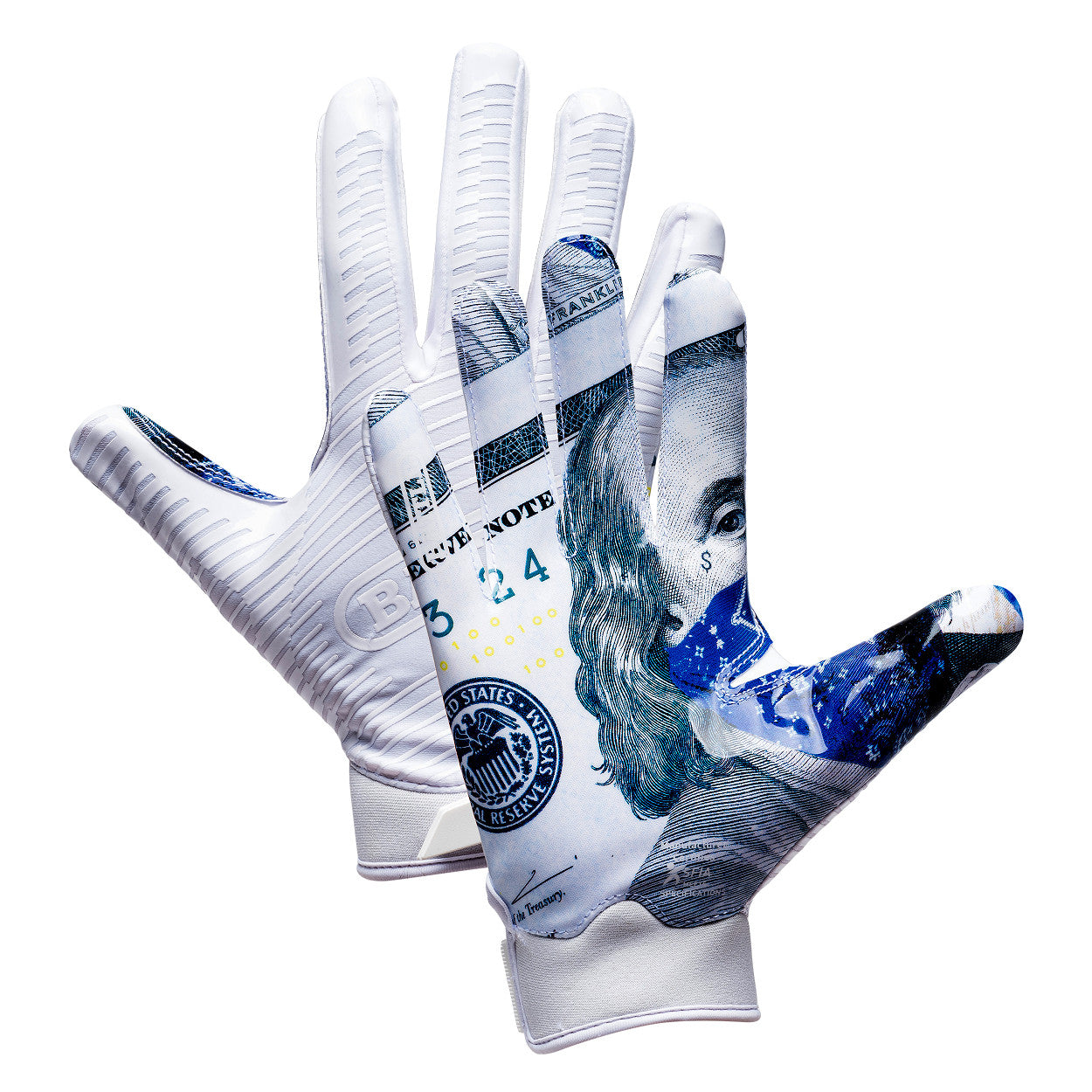 battle-doom-1-0-blue-strips-receiver-football-handschuhe-adult image 3