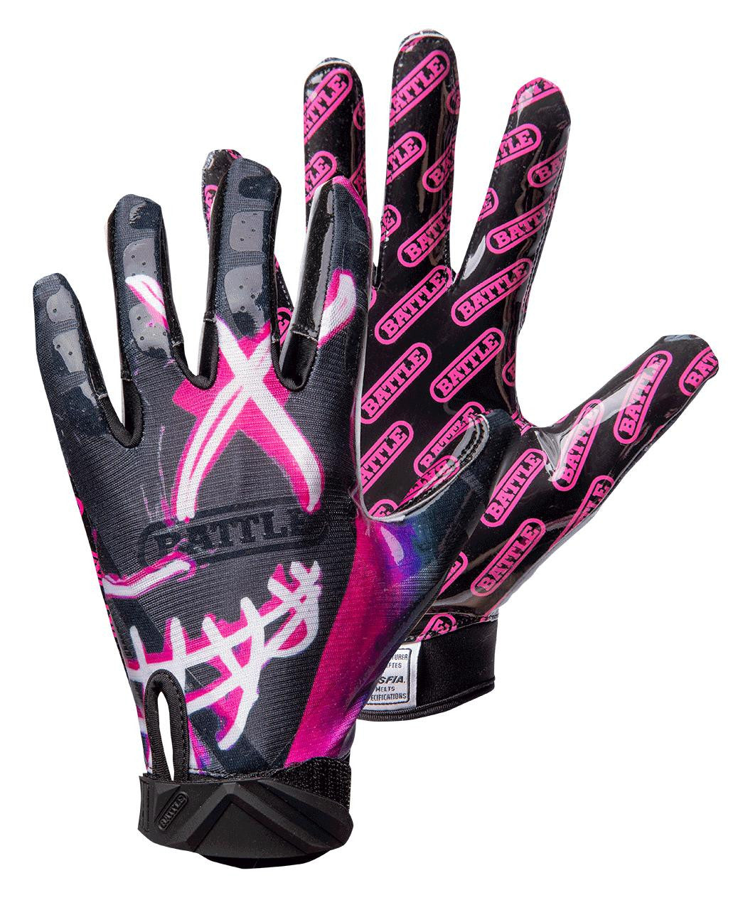 battle-double-threat-nightmare-football-handschuhe-adult-grip image 3