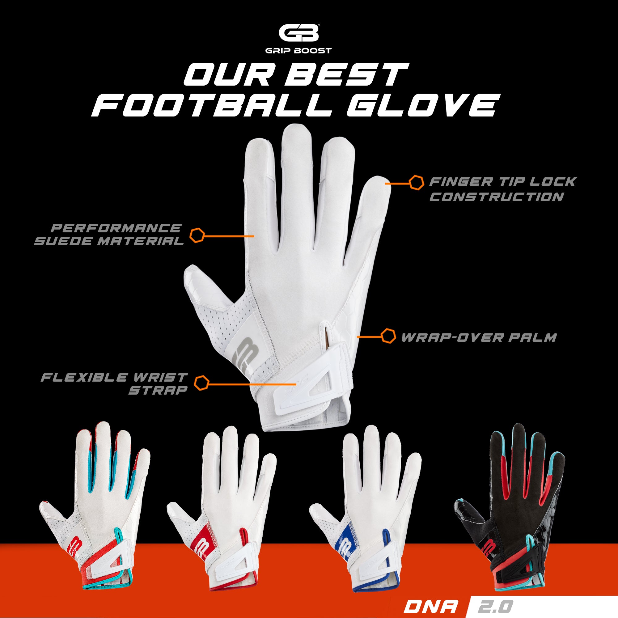 grip-boost-dna-2-0-footballhandschuhe-blau-wei image 2