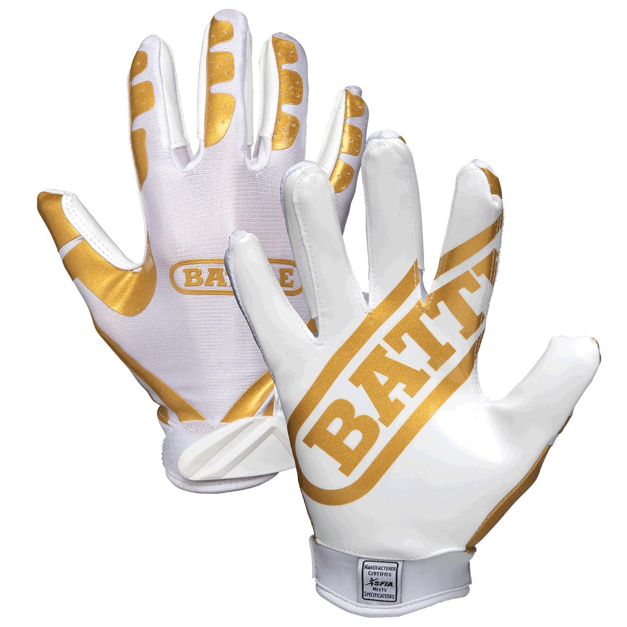 battle-ultra-stick-receiver-footballhandschuhe-schwarz-wei-m image 3