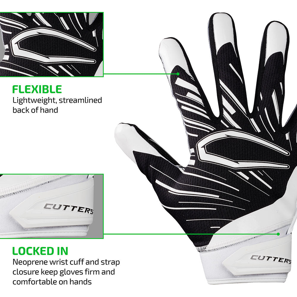 cutters-game-day-pro-receiver-handschuhe-black-leicht image 5