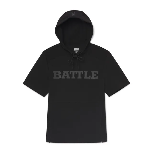 battle-astrofly-kurzarm-hoodie-schwarz-herren-atmungsaktiv image 1