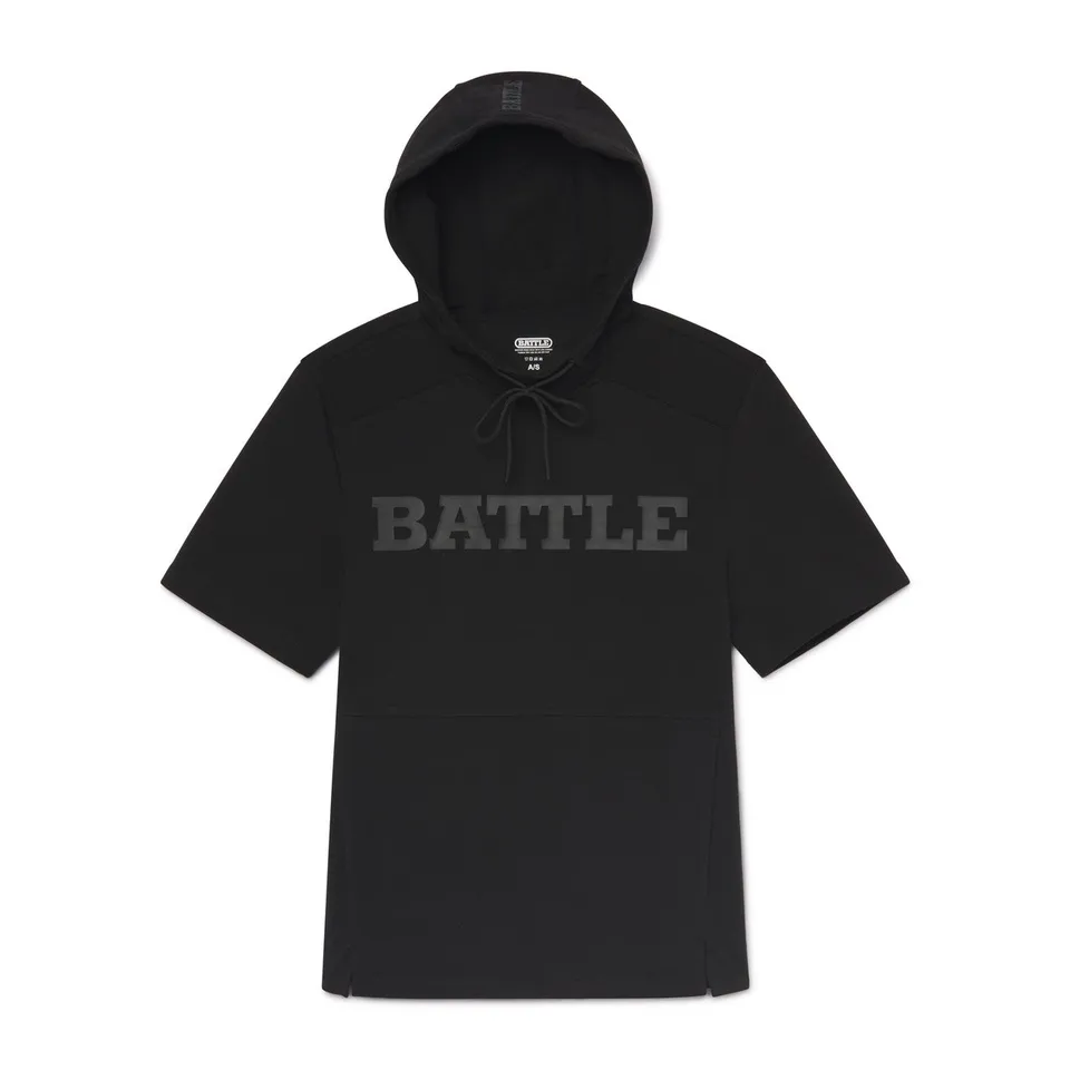battle-astrofly-kurzarm-hoodie-schwarz-herren-atmungsaktiv image 1