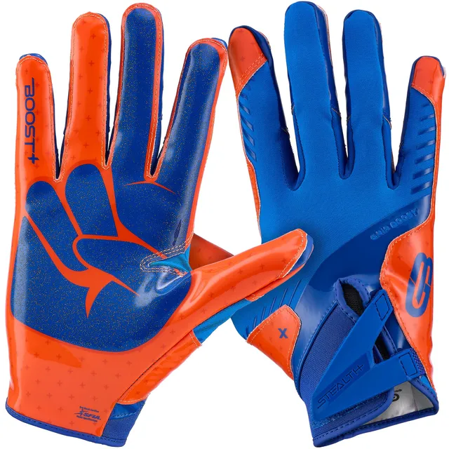 grip-boost-stealth-6-0-football-handschuhe-blau-orange image 1