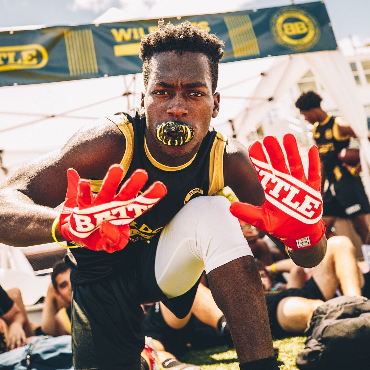 battle-double-threat-receiver-football-handschuhe-grip image 2