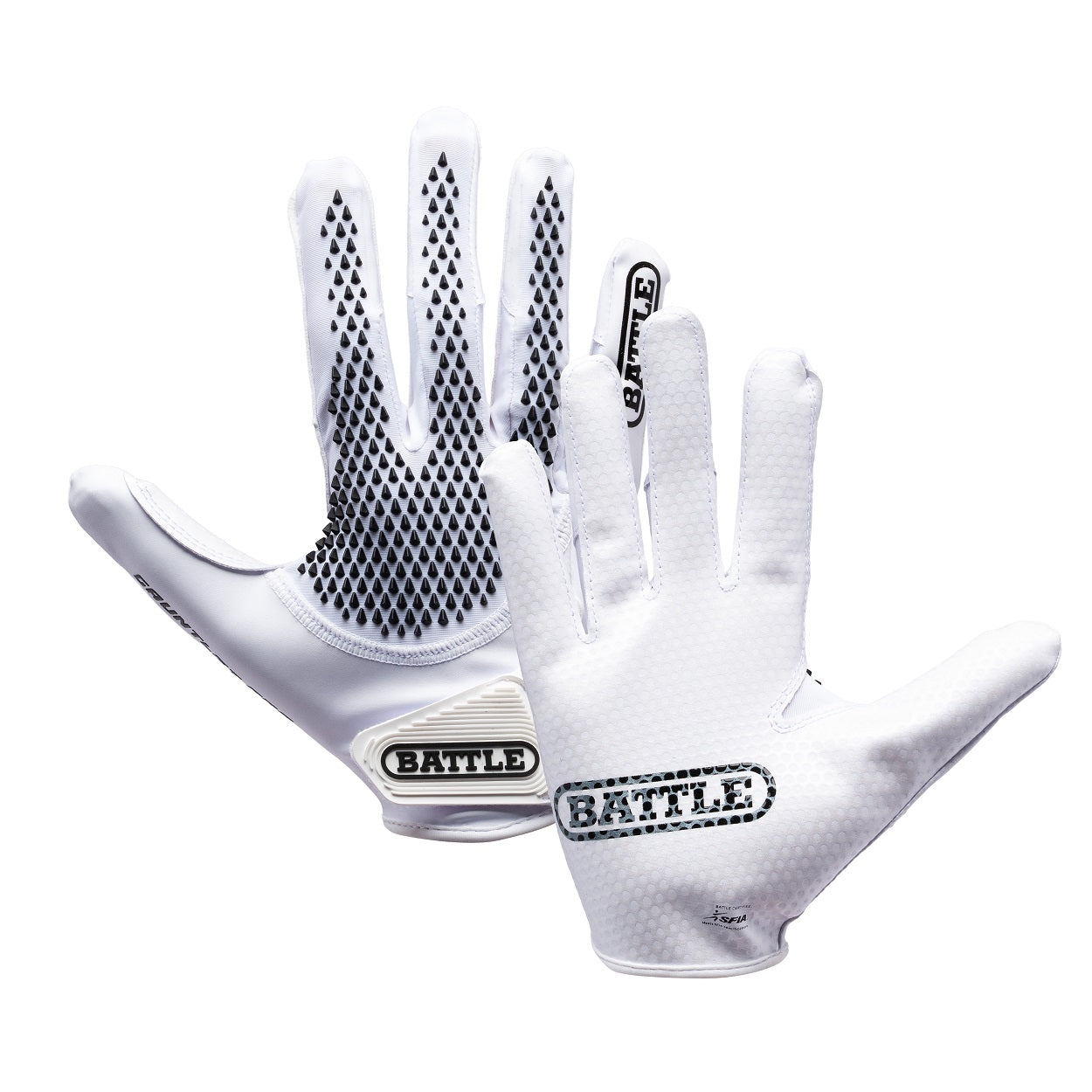 battle-double-threat-gauntlet-pro-footballhandschuhe-bright-pink-l-grip image 3
