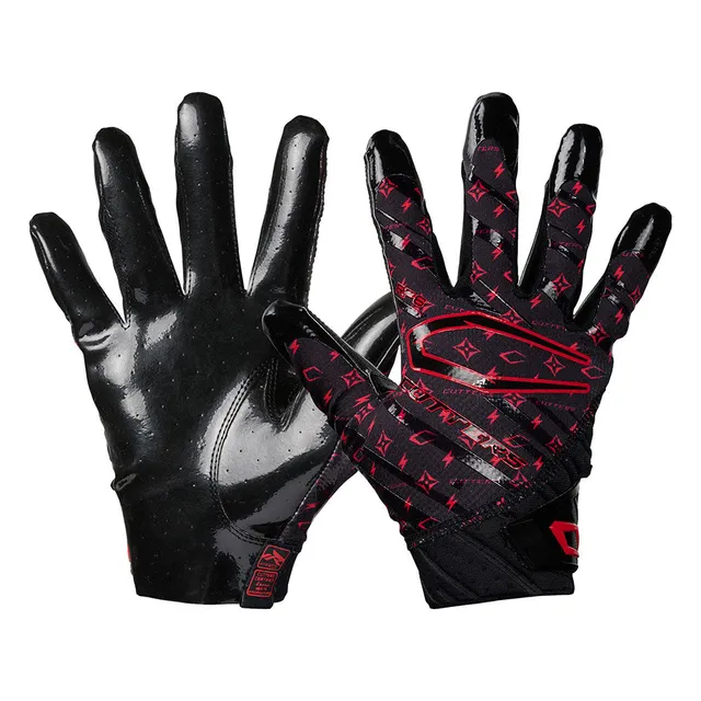 cutters-rev-pro-6-0-receiver-handschuhe-black-red-lux-grip image 1