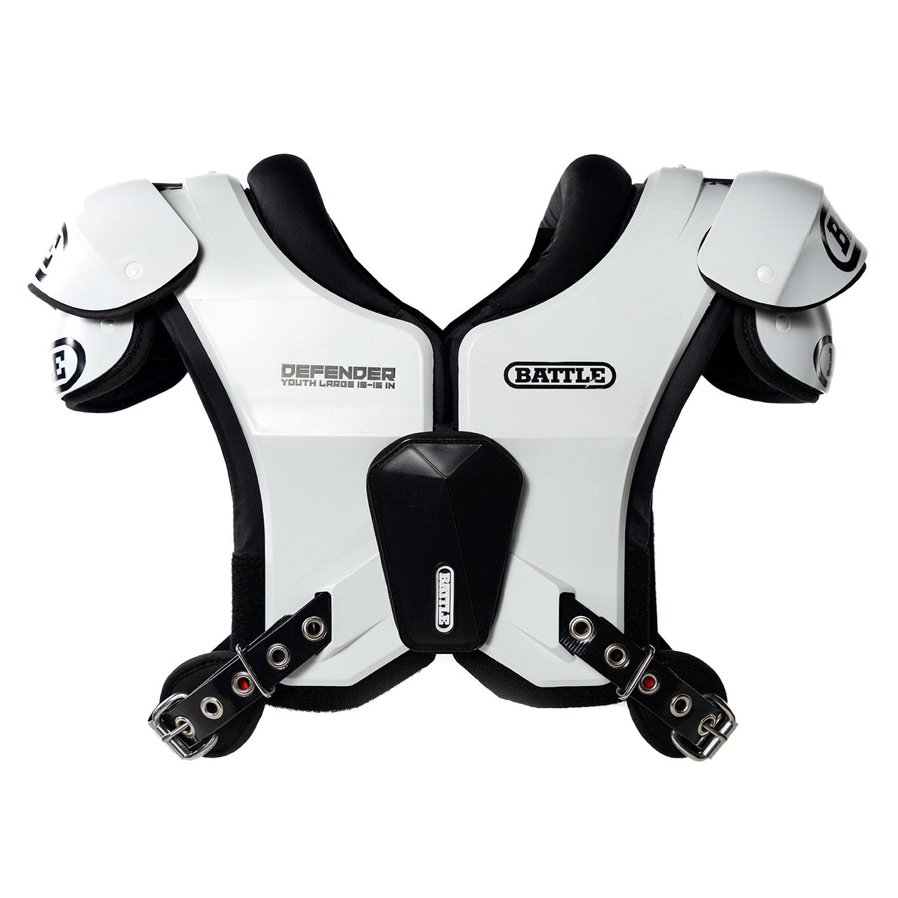 battle-defender-schulterpads-football-schwarz-adult-l-leicht image 3