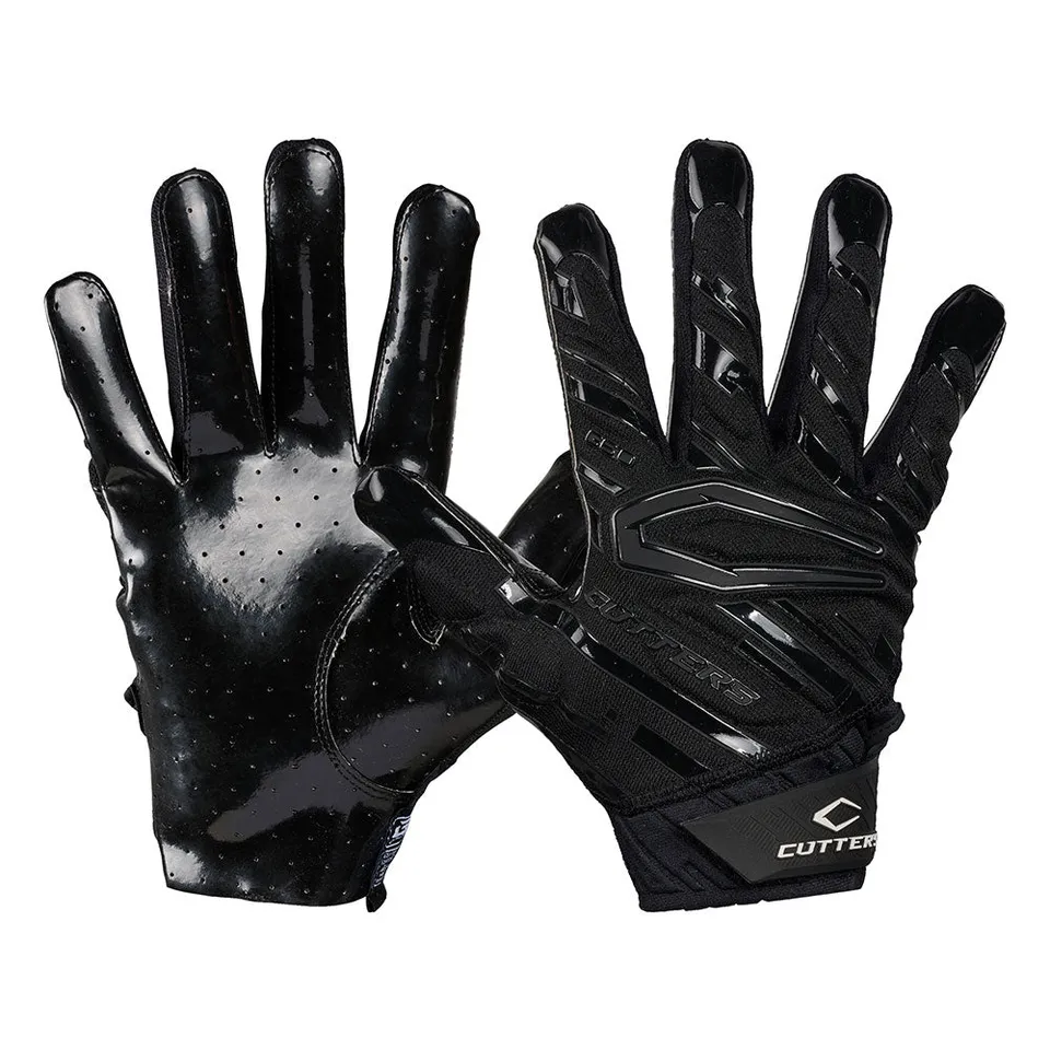 cutters-gamer-6-0-receiver-handschuhe-schwarz-mit-grip image 1