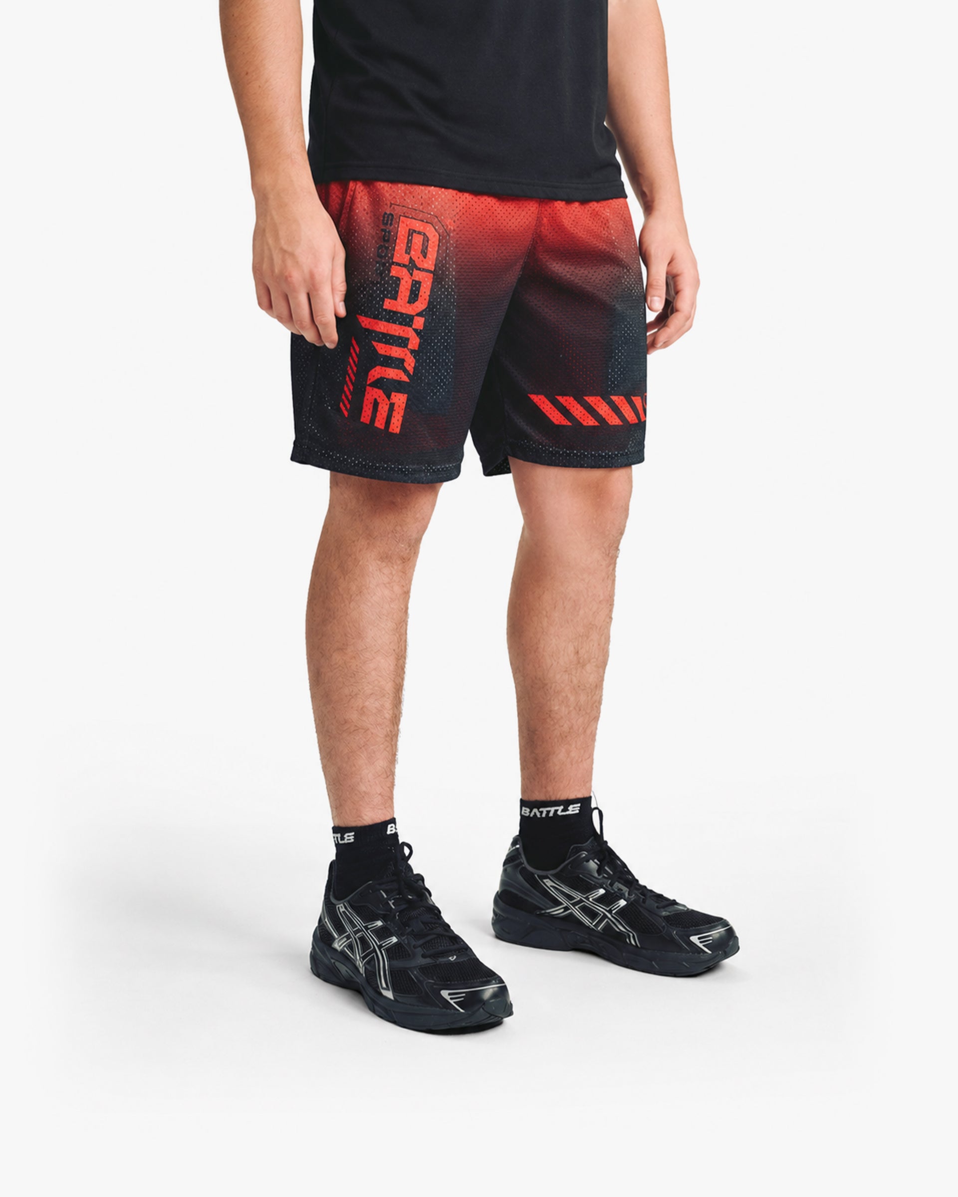 battle-astrofly-cyborg-fade-shorts-herren-schwarz-mesh image 6