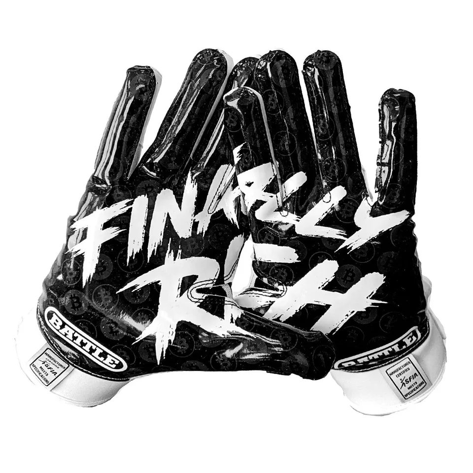 battle-double-threat-finally-rich-2-0-football-handschuhe-adult image 1