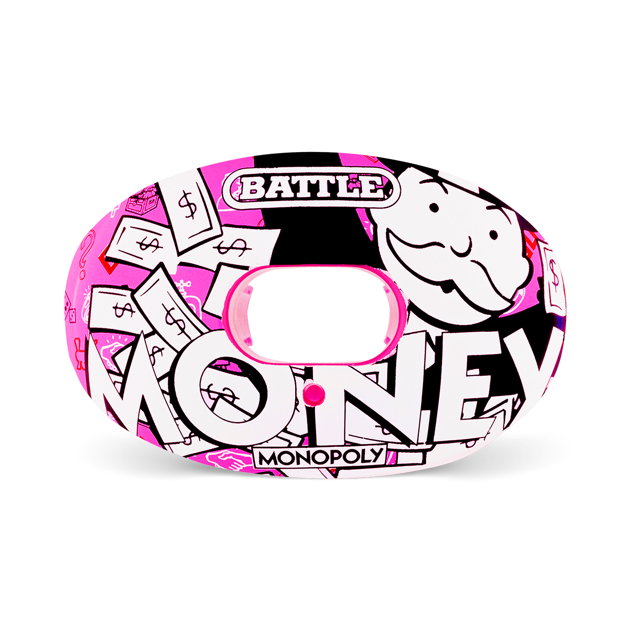 battle-oxygen-money-man-3-0-mundschutz-pink-zahnschutz image 1