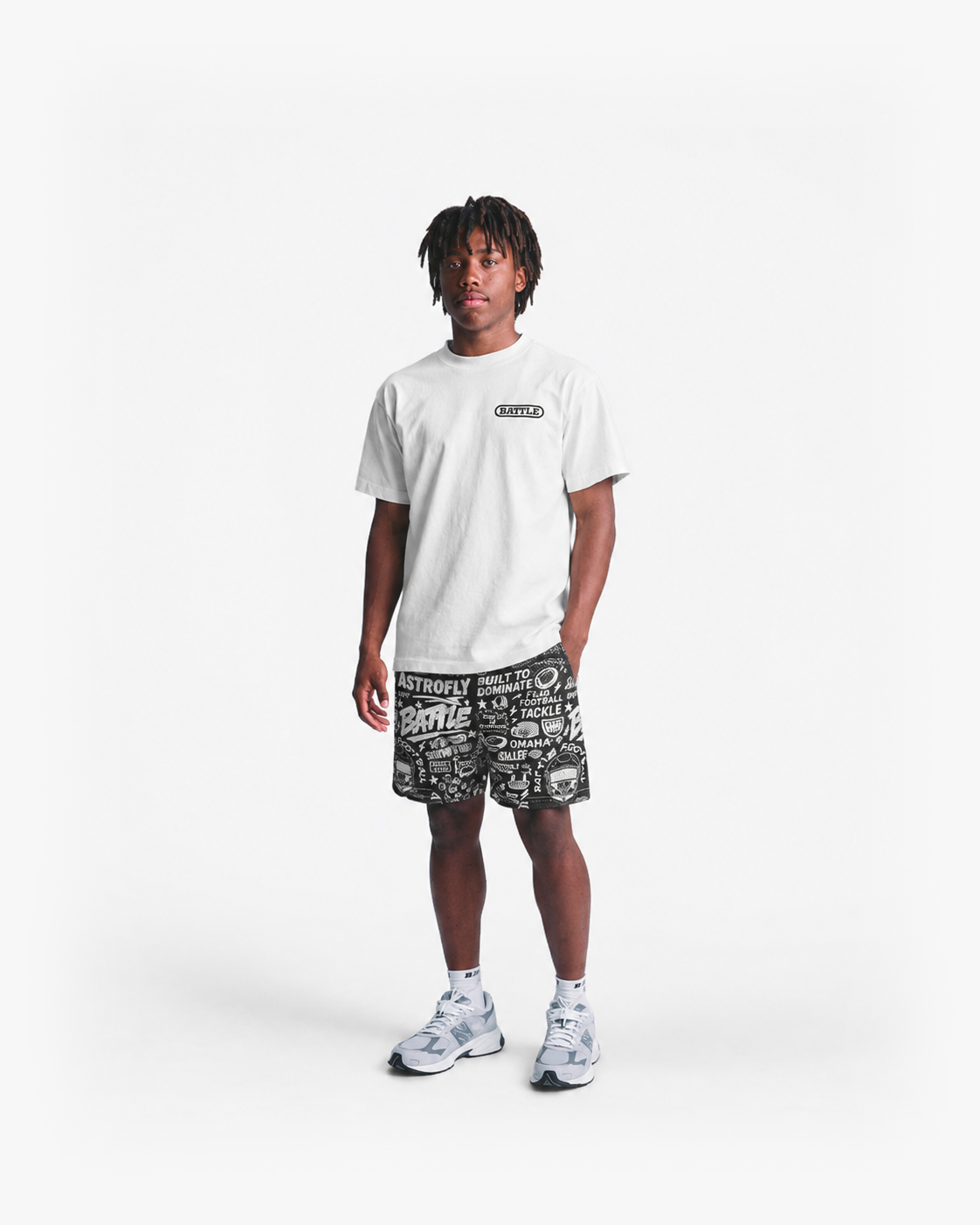 battle-sports-astrofly-collage-mesh-shorts-schwarz-mit-liner image 7