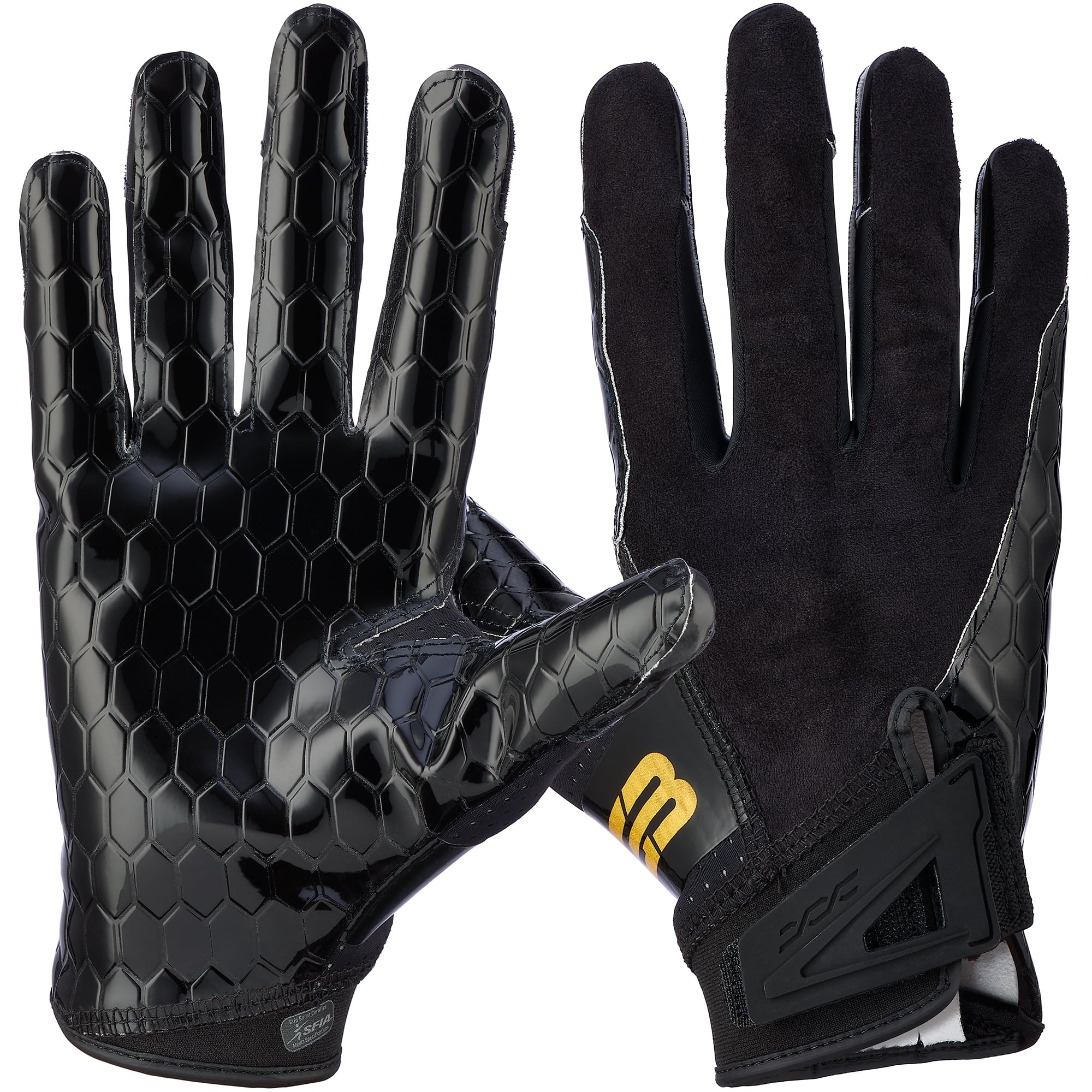 grip-boost-dna-2-0-football-handschuhe-schwarz-gold-grip image 1