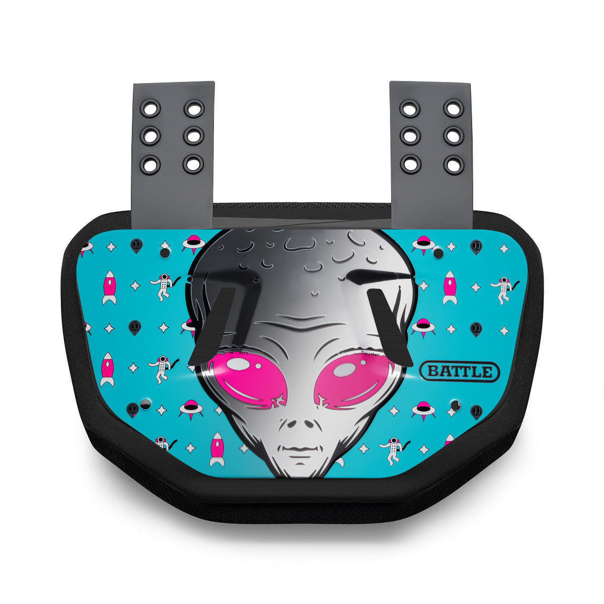 battle-defender-alien-back-plate-football-adult-gebogen image 2