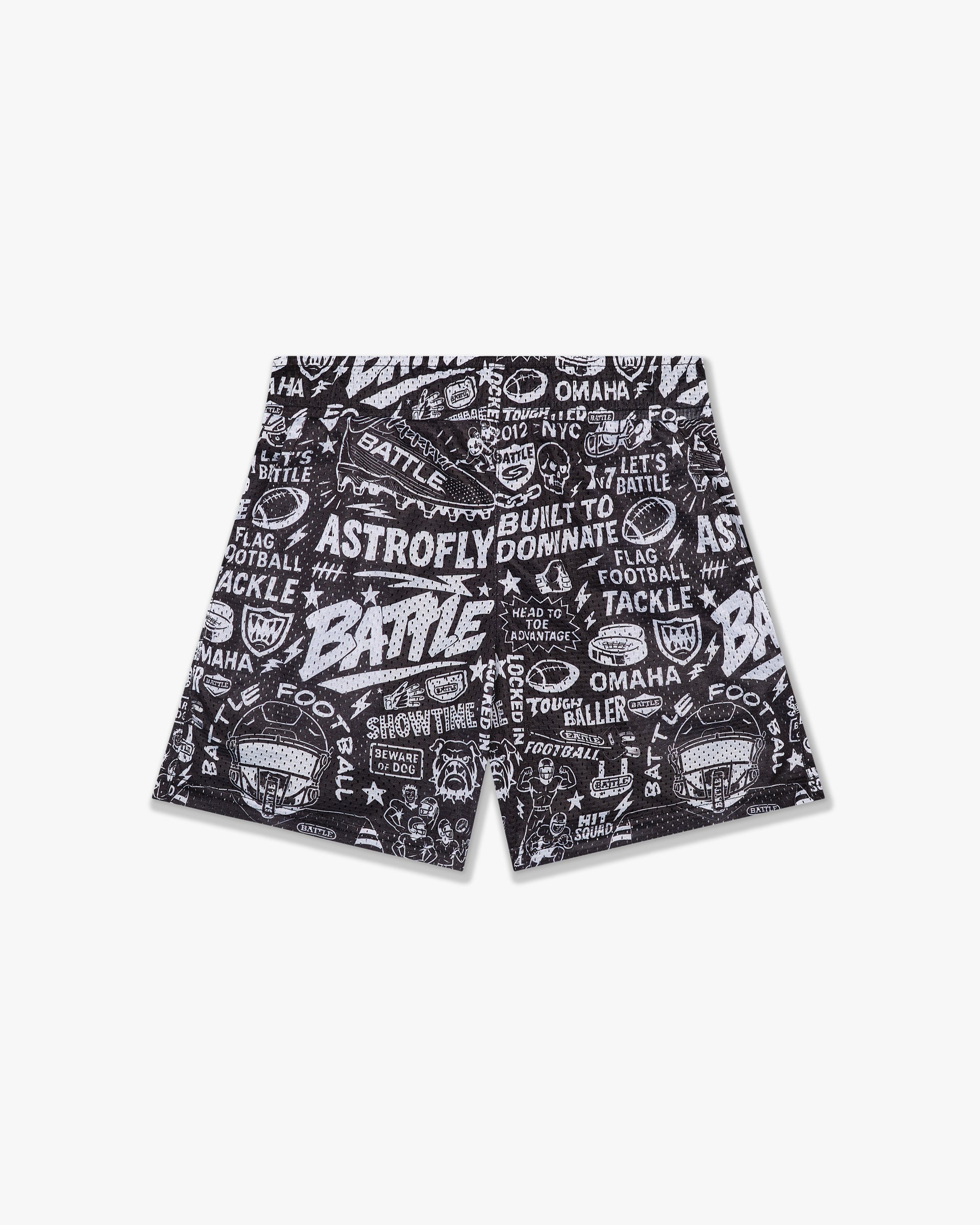 battle-sports-astrofly-collage-mesh-shorts-schwarz-mit-liner image 1