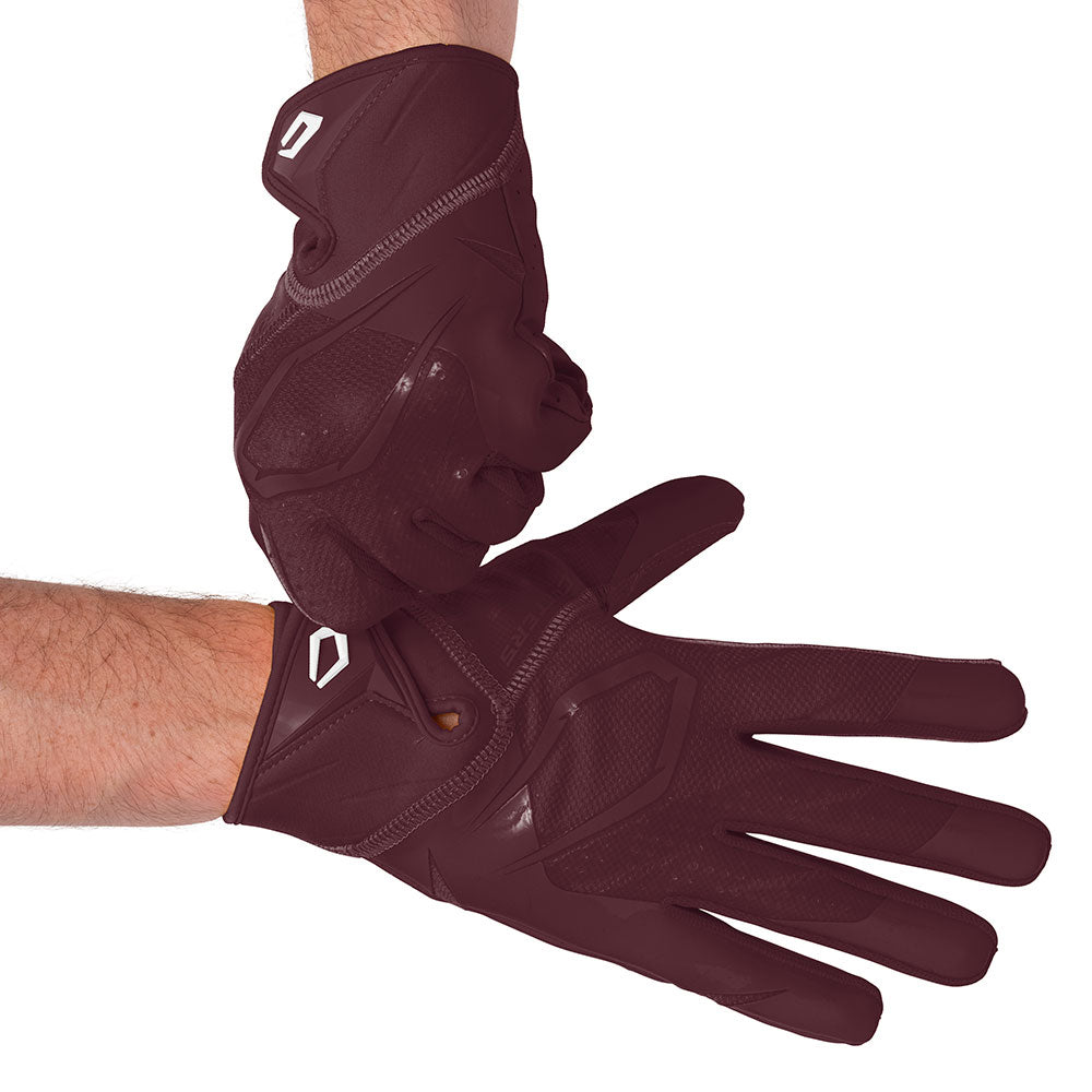 cutters-rev-pro-7-0-receiver-handschuhe-maroon-mit-c-tack-grip image 2
