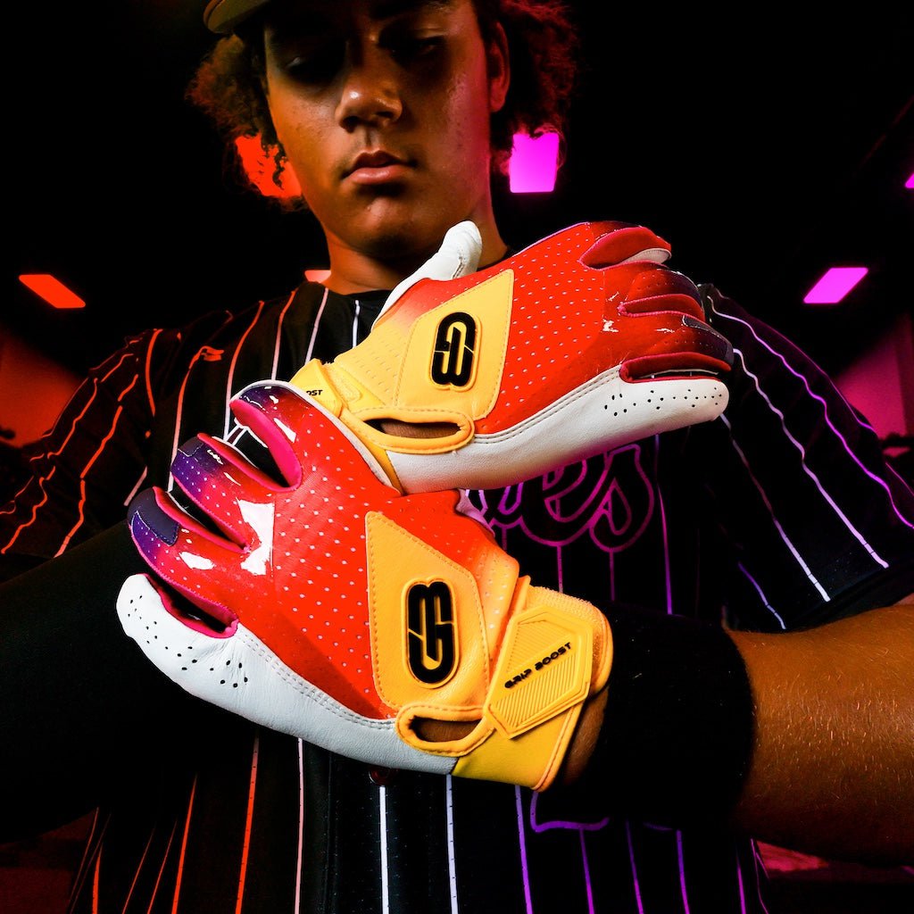 grip-boost-loaded-baseball-schlaghandschuhe-sunset-gelb image 6