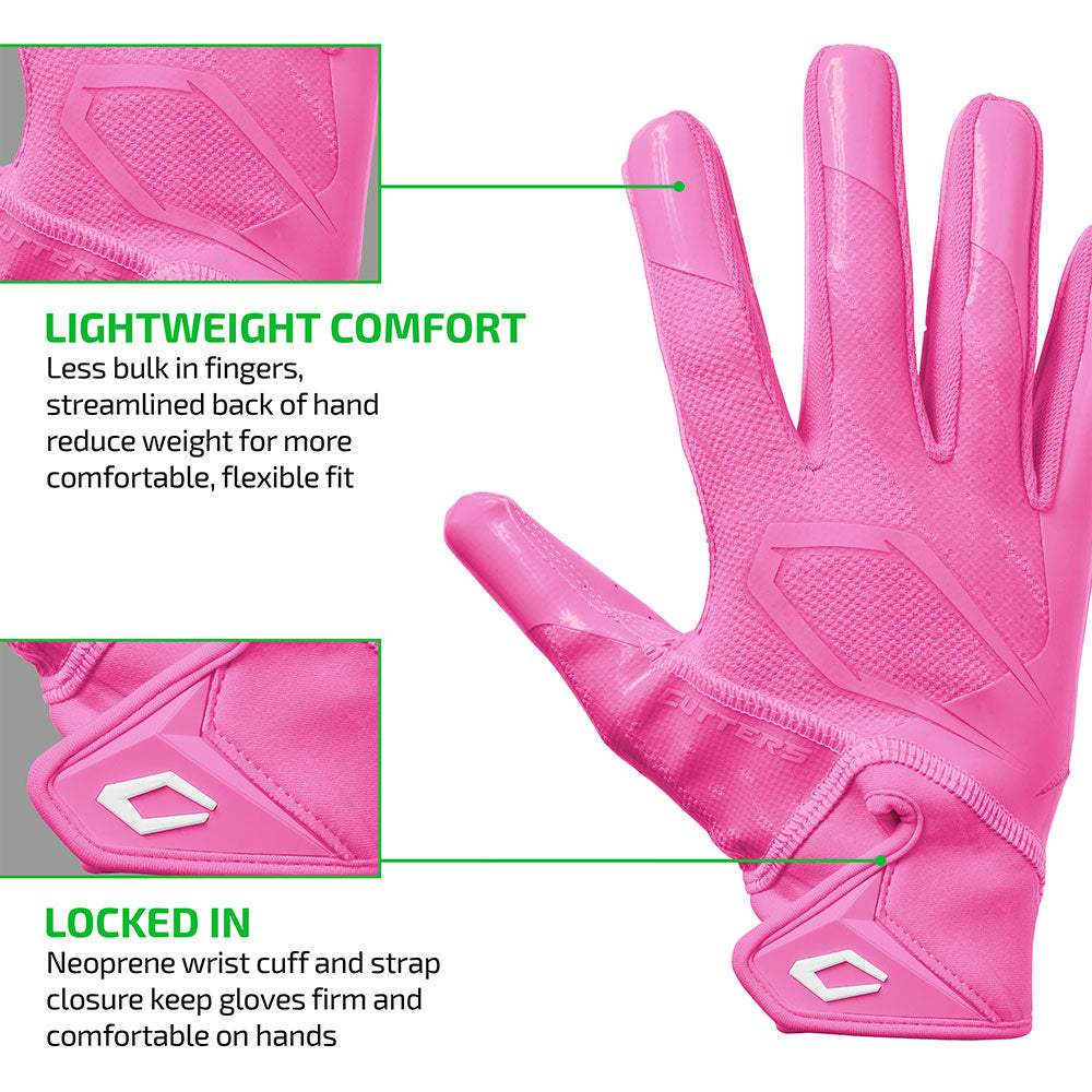 cutters-rev-pro-7-0-receiver-handschuhe-pink-mit-air-c-tack-grip image 3
