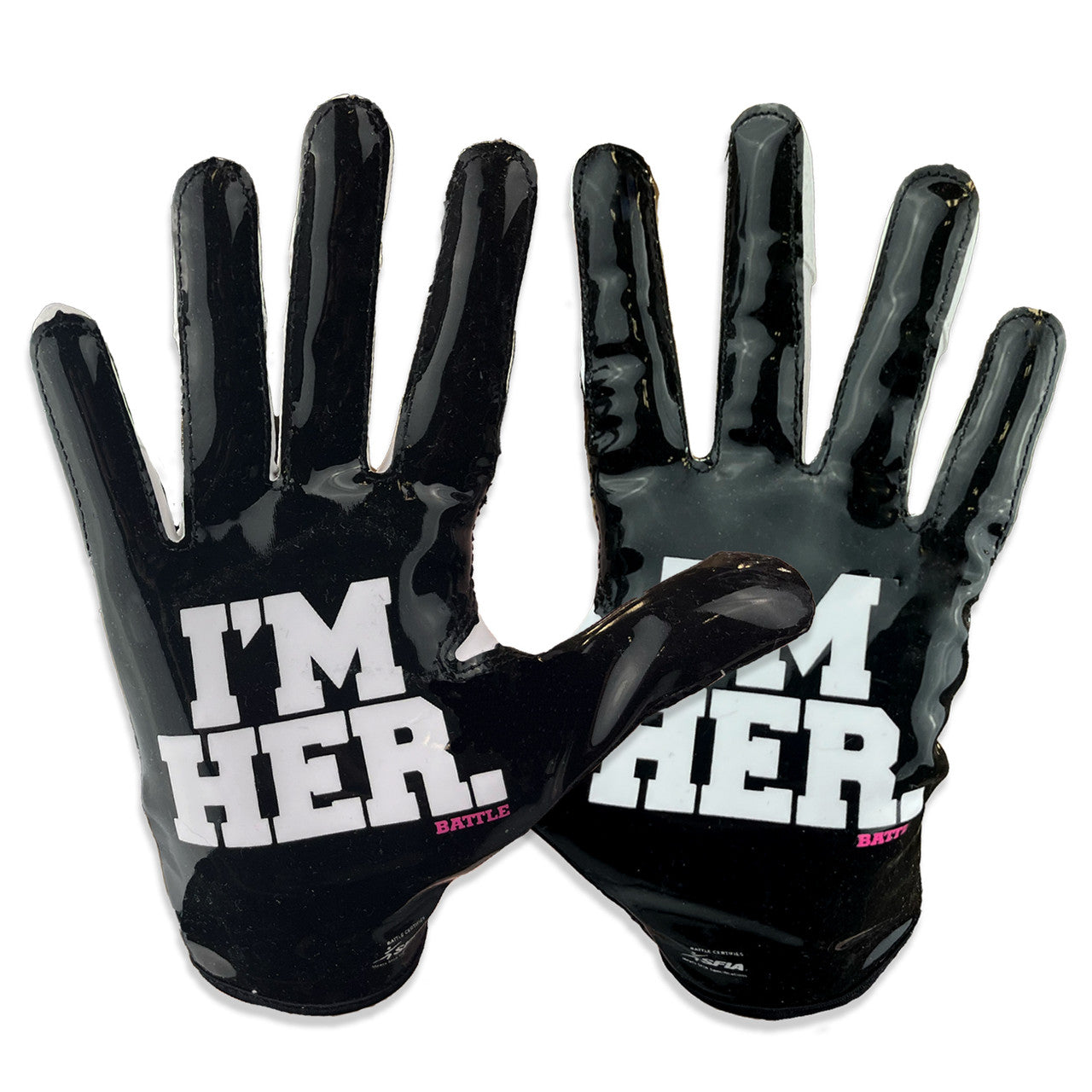 battle-bella-i-m-her-footballhandschuhe-damen-receiver-grip image 5