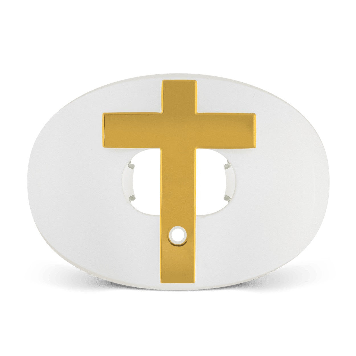 battle-oxygen-cross-chrome-mundschutz-gold-football image 1