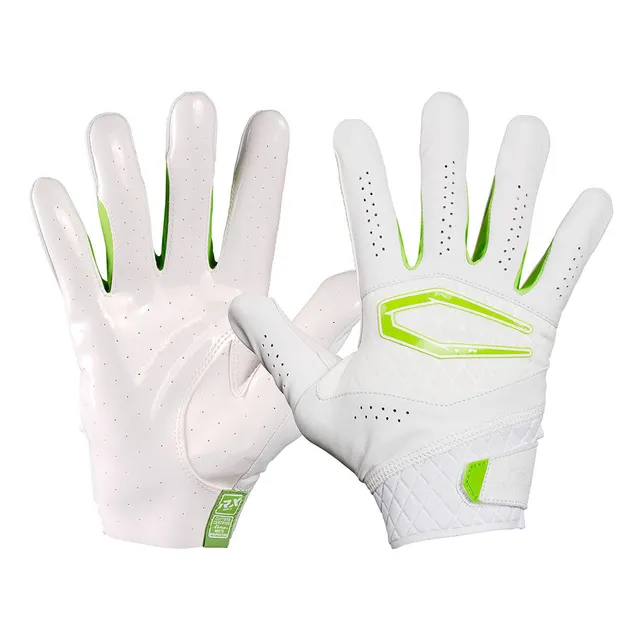 cutters-rev-x-receiver-handschuhe-white-shock-green-leder image 1