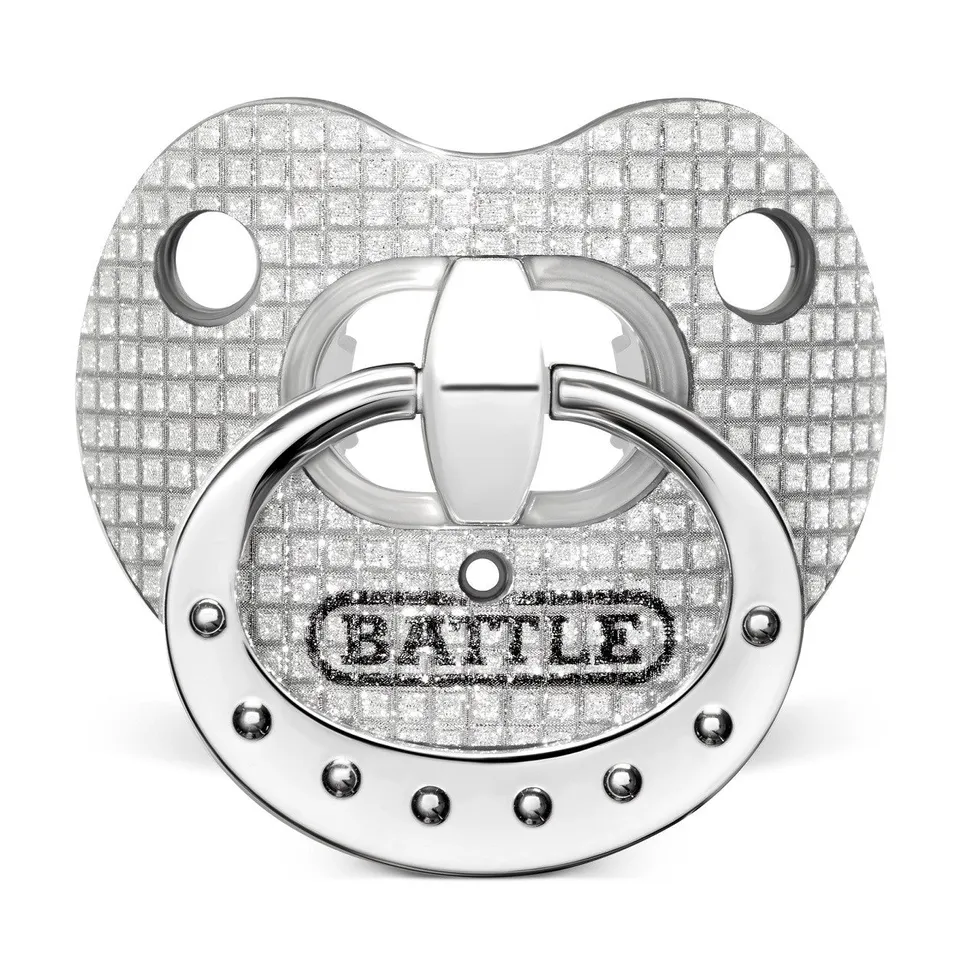 battle-oxygen-binky-diamond-mundschutz-silber-lippschutz image 1