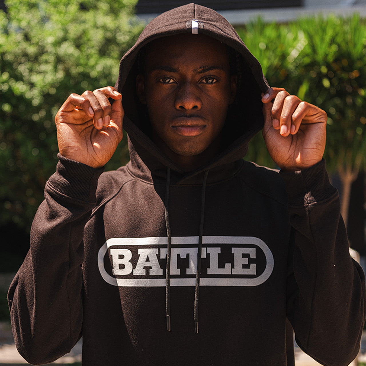 battle-classics-hoodie-kapuzenpullover-schwarz-gr-l image 3