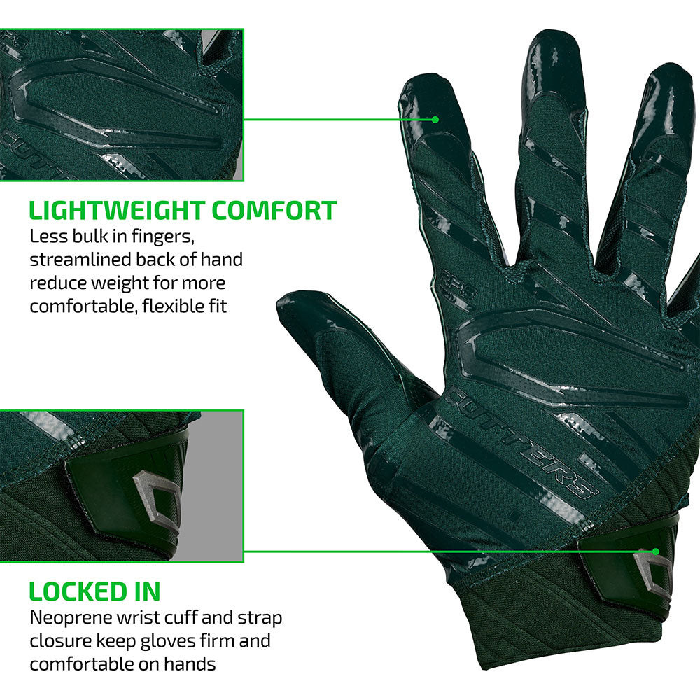 cutters-rev-pro-6-0-receiver-handschuhe-dark-green-c-tack image 4