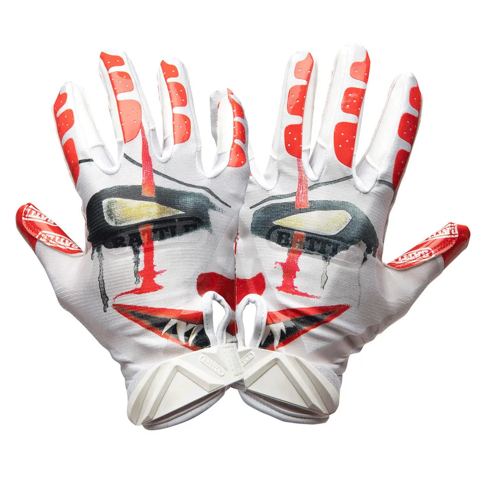 battle-double-threat-clown-receiver-handschuhe-l-ultra-stick-grip image 1