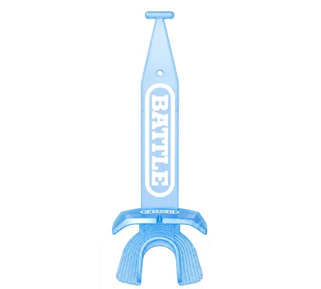 battle-speed-xl-mundschutz-ice-blue-football-mit-band image 1