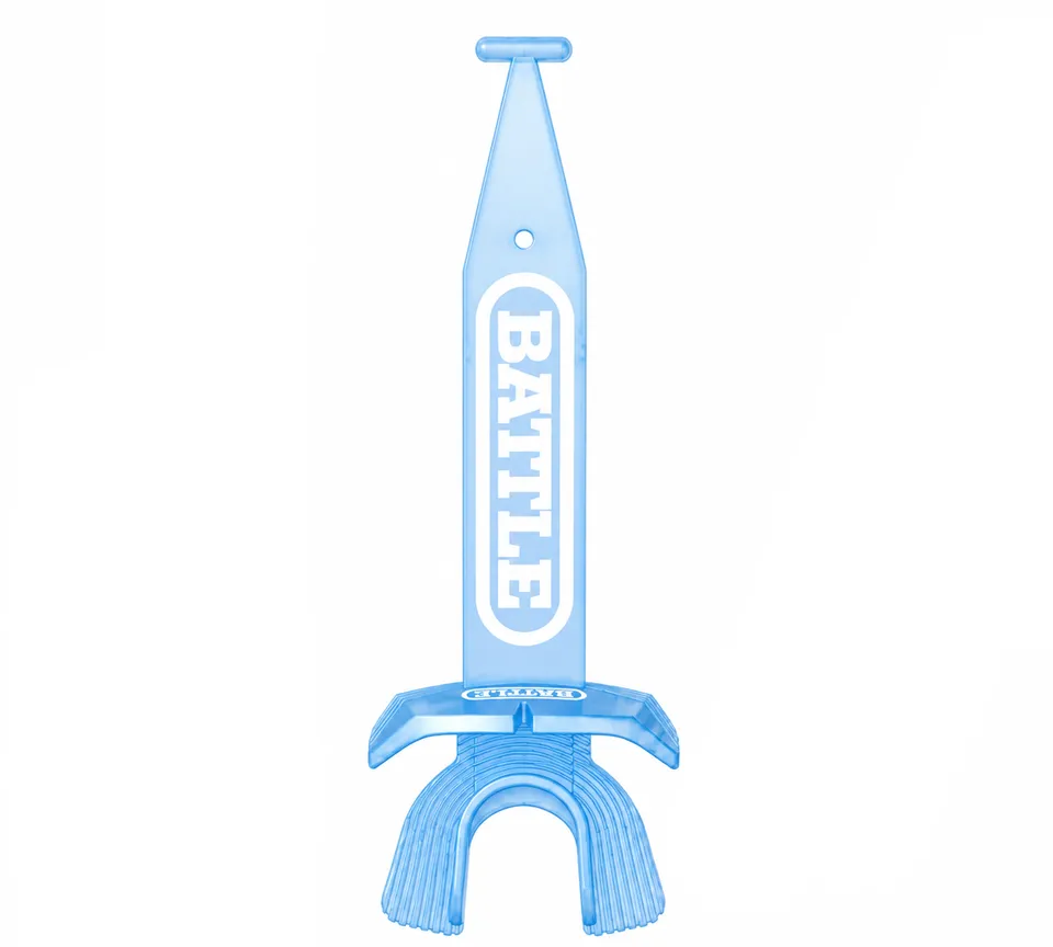 battle-speed-xl-mundschutz-ice-blue-football-mit-band image 1