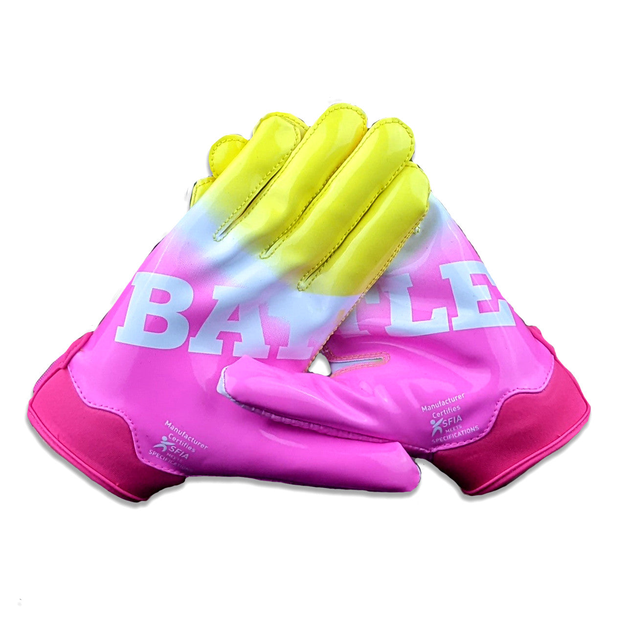 battle-doom-1-0-gradient-receiver-football-handschuhe-schwarz-grip image 1