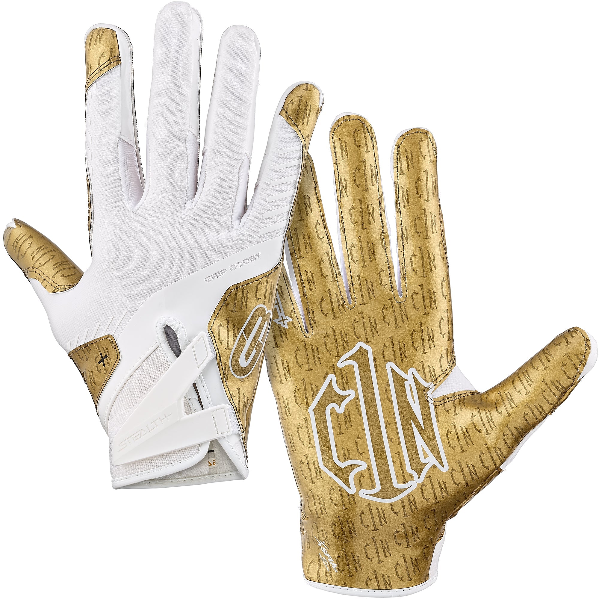 grip-boost-stealth-6-0-cam-newton-footballhandschuhe-wei-gelb image 4