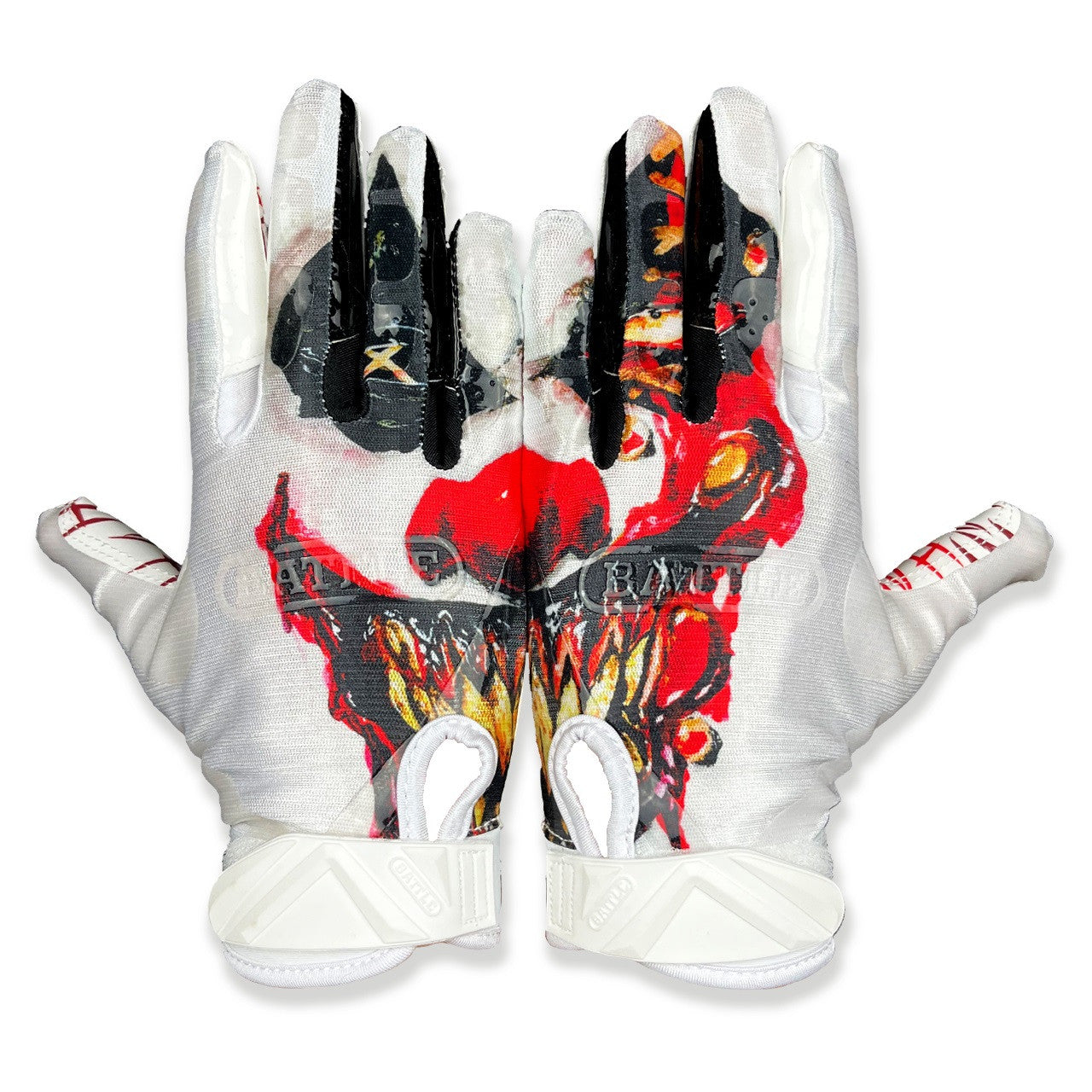 battle-double-threat-krazy-klown-receiver-handschuhe-l-grip image 1