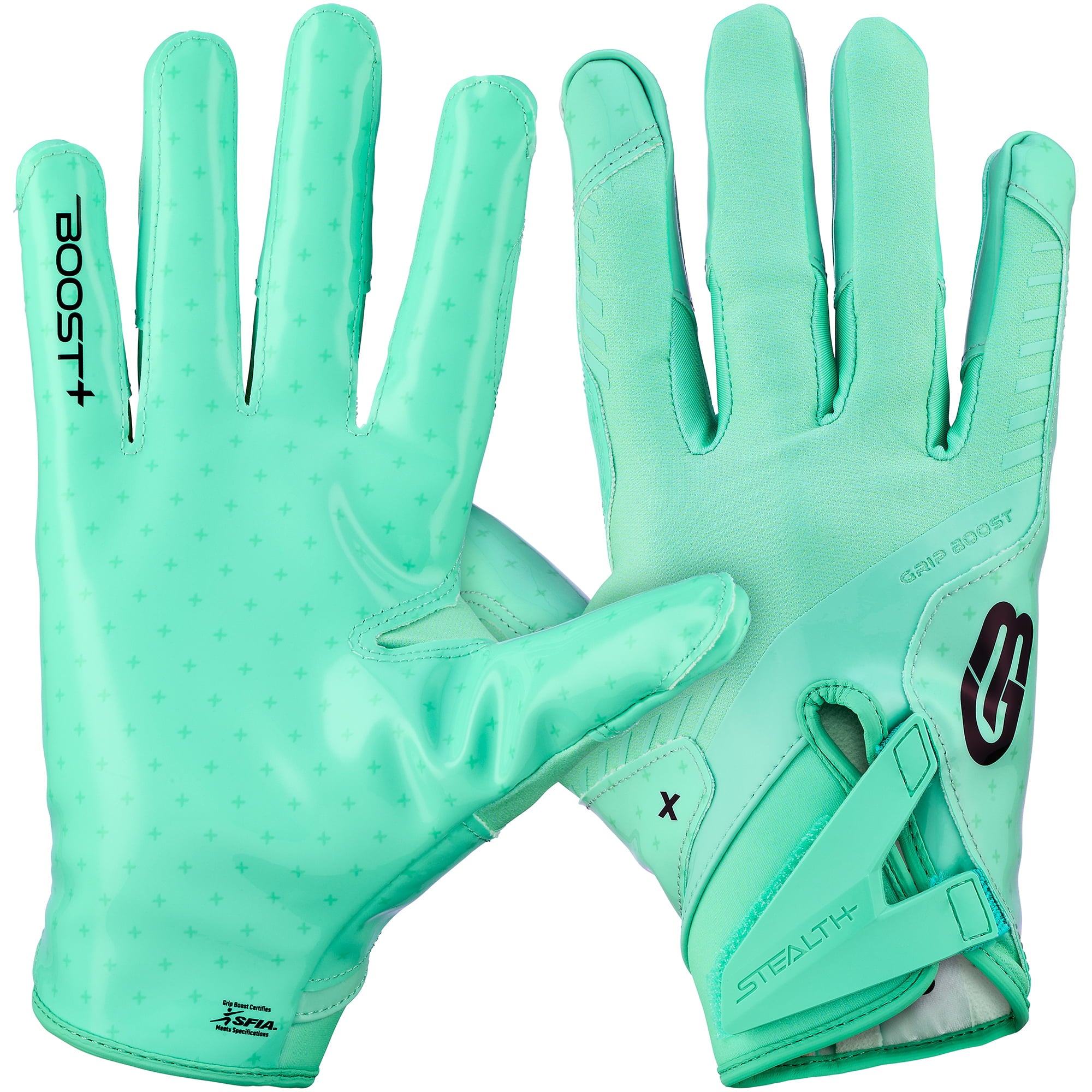 grip-boost-stealth-6-0-footballhandschuhe-mint-youth image 1