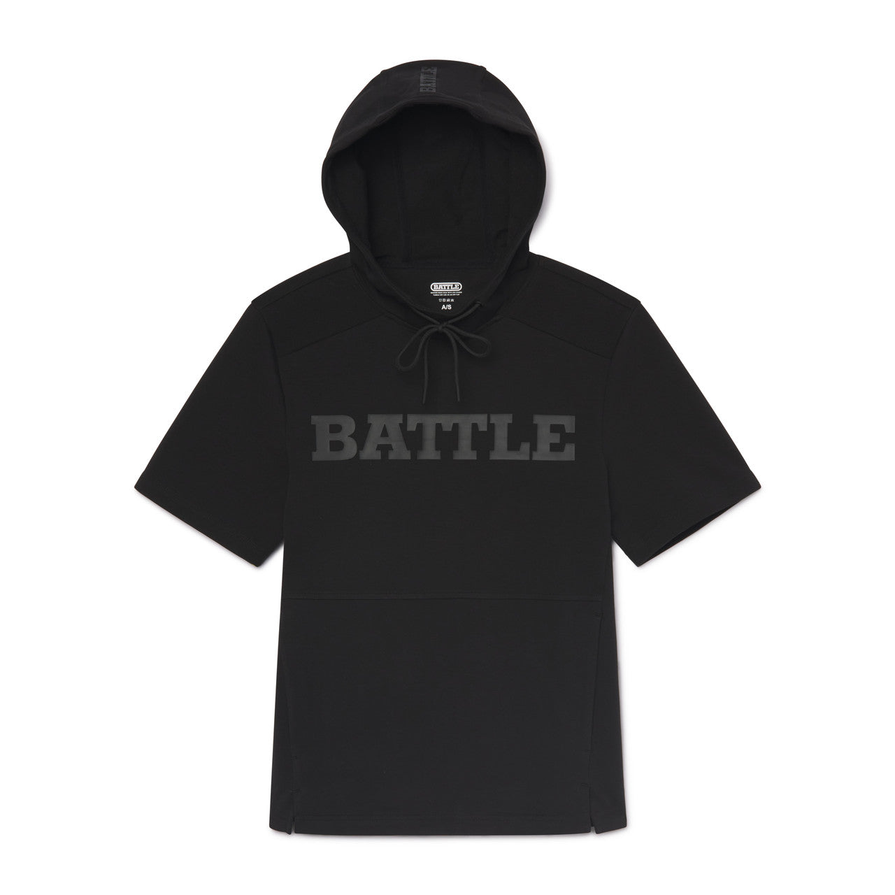 battle-astrofly-kurzarm-hoodie-schwarz-herren-atmungsaktiv image 1