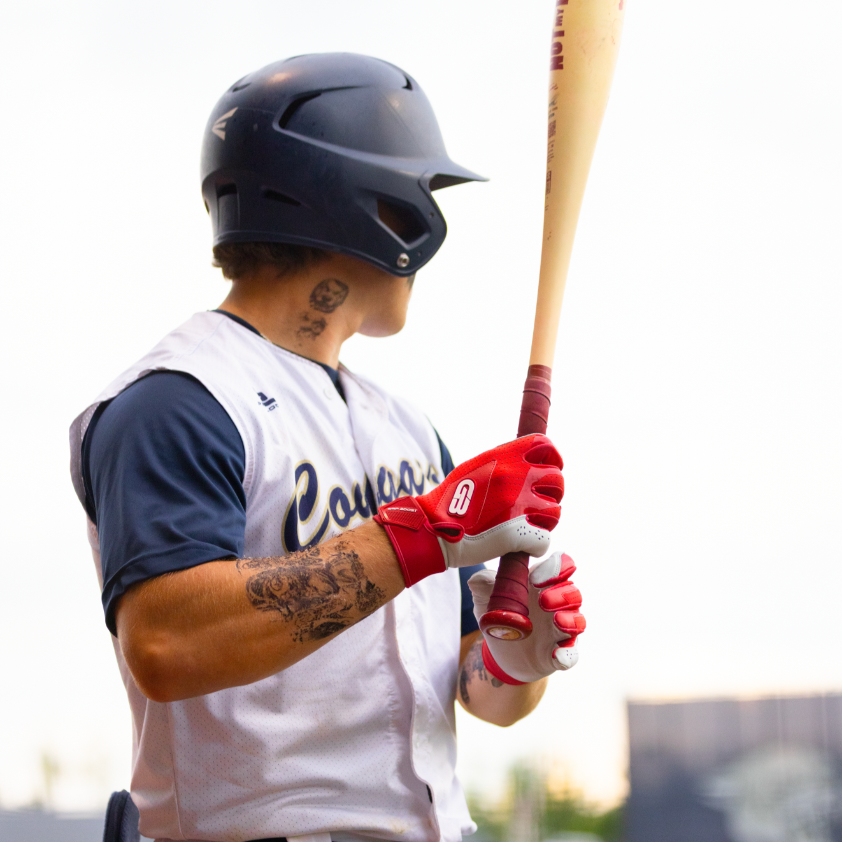 grip-boost-loaded-baseball-schlaghandschuhe-rot-leder image 4