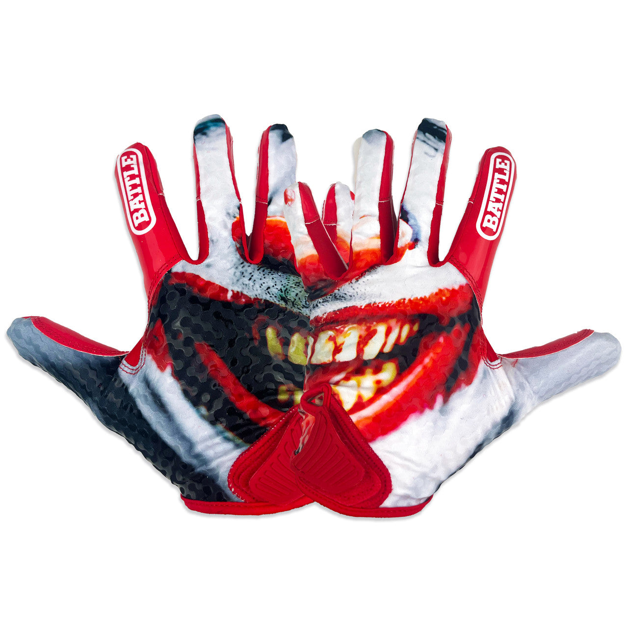 battle-chameleon-grin-receiver-football-handschuhe-adult-l-grip image 1