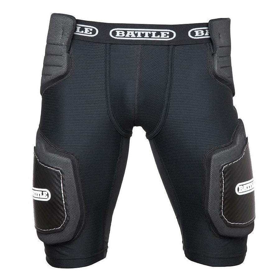 battle-defender-girdle-kompressionsshorts-schwarz-gepolstert image 3