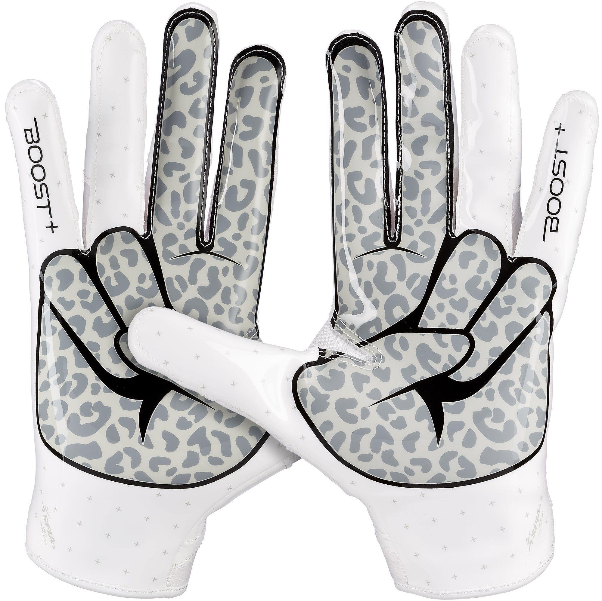 grip-boost-stealth-6-0-boost-football-handschuhe-wei-schwarz-l image 2