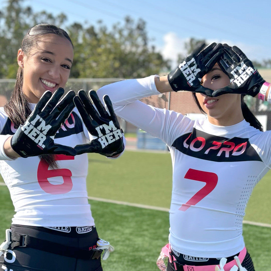 battle-bella-i-m-her-footballhandschuhe-damen-receiver-grip image 2