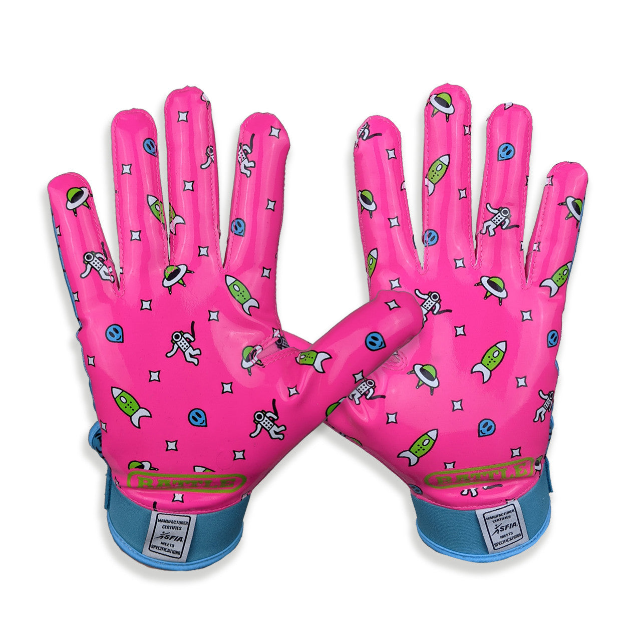 battle-double-threat-alien-receiver-handschuhe-neon-gr-n-l-grip image 7