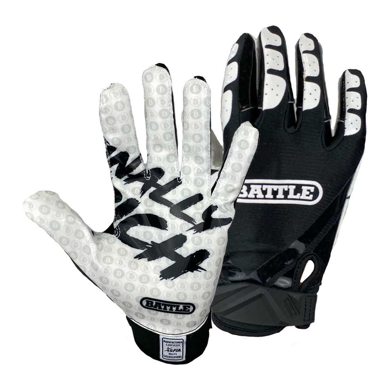 battle-double-threat-finally-rich-handschuhe-weiss-l image 5