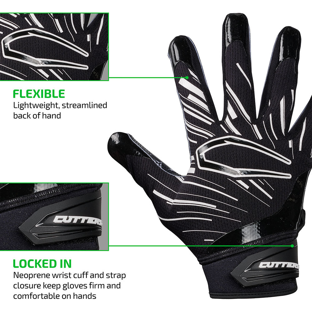 cutters-game-day-pro-receiver-handschuhe-schwarz-wei-lux image 3