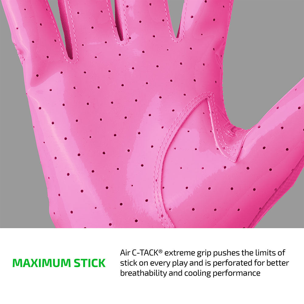 cutters-rev-pro-7-0-receiver-handschuhe-pink-mit-air-c-tack-grip image 4