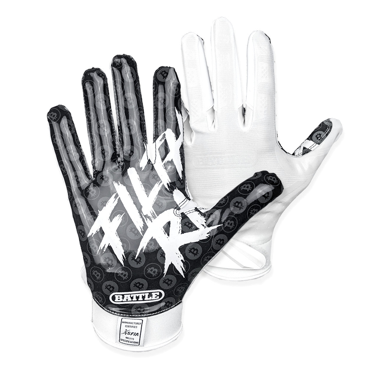 battle-double-threat-filthy-rich-receiver-handschuhe-gold-grip image 6